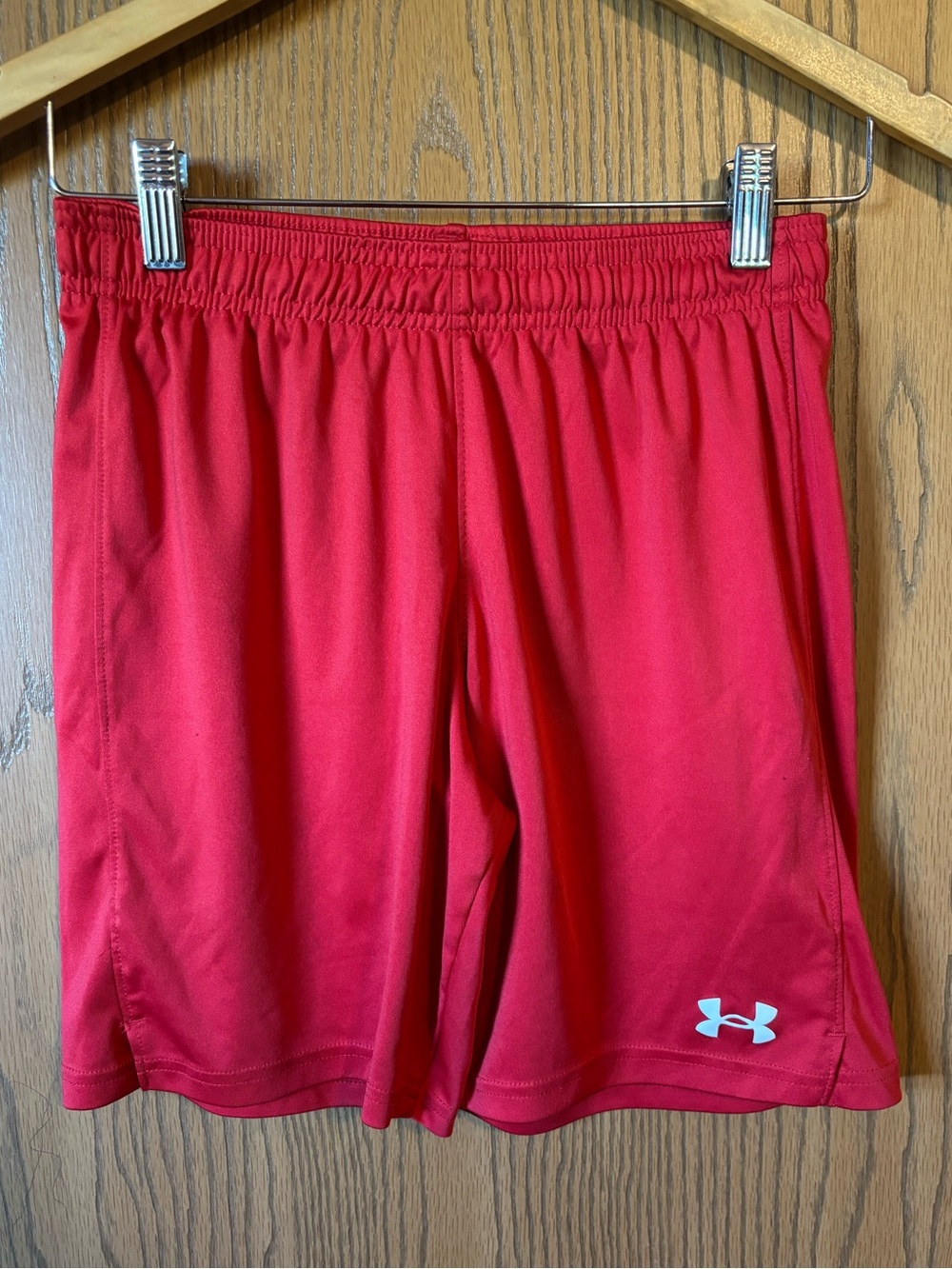 Under Armour Red Athletic Shorts